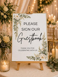 Please Sign Our Guest Book Sign | Editable Template | Digital Download Only