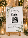 Customisable Wedding Photo Sharing Sign | Editable Template | Digital Download
